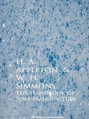 cover image of The Handbook of Soap Manufacture